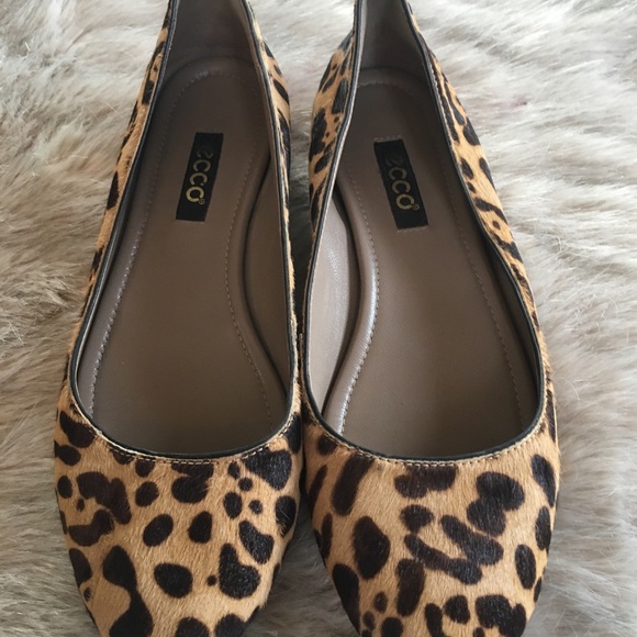 ecco leopard shoes